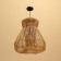 Lamp ceiling from the rattan "Hart" 1x120W, E27, 40x40x50 cm