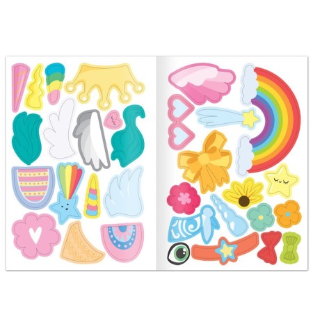 A book with stickers "Penfaes and cuties. Create your cutie ", 12 pp., 68 stickers-3