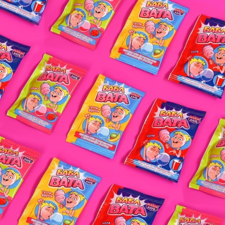 Sweet cotton wool "Babble Vata", assorted, 5 g