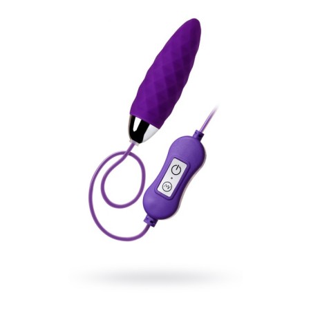 Vibroyaito with the Toyfa A-Toys Cony control panel, silicone, purple color, 7.6 cm