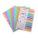 Separator of sheets A5 (210 x 165 mm) color, 12 sheets, "Devente. Pastel" polypropylene 140 μm, individual packaging