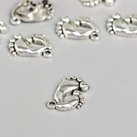Decor for creativity Metal "legs" silver 1.8x1.6 cm-1