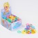 Hair elastic band, 100 pieces, cold heart