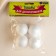 Figure for crafts and decoration "Ball" set 4 pcs., Size 1 pcs: 4 × 4 cm, diameter 3.5 cm