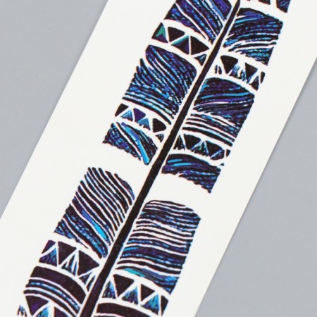 Tattoo on the body color "Shaman Feat" 20.8x4.7 cm-2