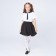 School skirt "Pysolnets", black color, height 152 cm (40)