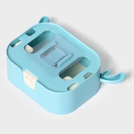 Soap dish "lamb", plastic, 15.5 × 10.5 × 4 cm, blue color-3