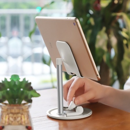Hoco PH15 stand or tablet stand, up to 10 ", height 16 cm, silver-3