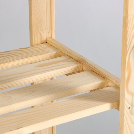 Wooden rack reinforced 180x84x37.5cm, 5 shelves-3