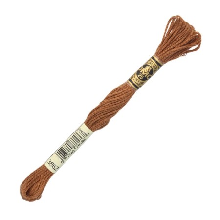 The threads of the DMC 117 (3862), 12 pcs. packaged
