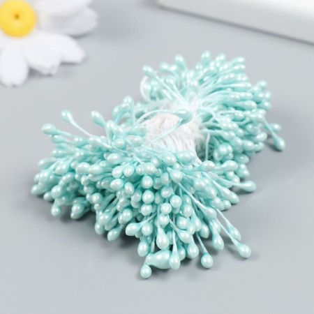 Stamens for flowers "droplets of Mint Gloss" set 300 pcs length 6 cm-1