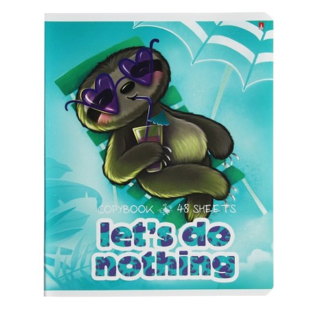 Notebook of 48 sheets in the Caribbean Lanvers cage, covered cardboard, matte lamination Soft Touch, mix-5