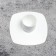 Square Square Metal for 1 candle, 7x3 cm, white