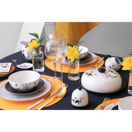 The pancake of the share "Spring evening", d = 23 cm, white color-8