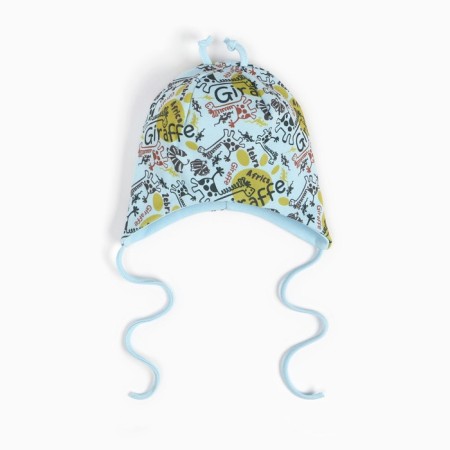 A cap for a boy, the color is blue, size 44-46