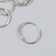 Rings for creativity for photo albums "silver" int. D = 3 cm external. D = 3.4 cm set 10 pcs
