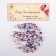Beads for creativity plastic "Gradient Rainbow" set 20 g, d = 0.8 cm, mix