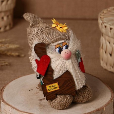 Orak-Domova "Vasilek in a linseed cap, with an ax", 23x15x8 cm, mix-3