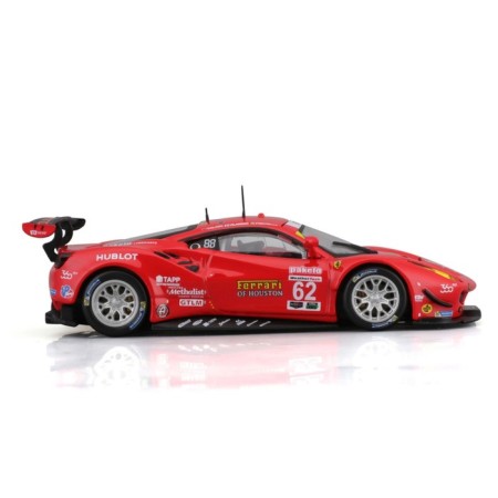 Racing machine BBURAGO Ferrari 488 GTE 2017, DIE-CAST, 1:43, Red color-3