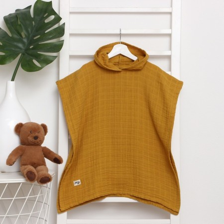 Poncho Muslim Children's Lovelife, mustard, 100% HL, 3-p, 235g/m2