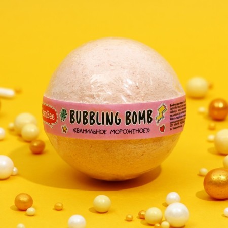 Vana bomb, 120 g, vanilla ice cream aroma, teenbee