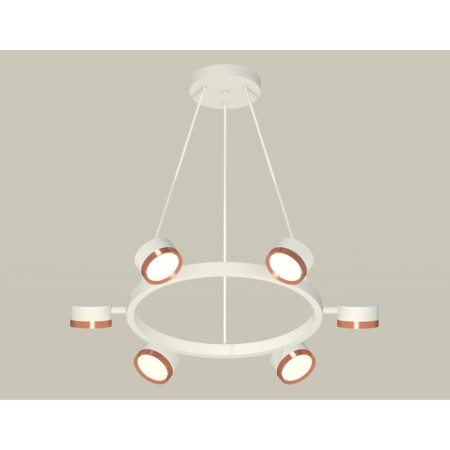 Ambrella Light, Traditional Diy, XB9191153, 6XGX53, white sand color, pink polished gold.