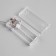 LED figure "Deer with a bell" 18 × 25 × 8 cm, acrylic, 20 LED, AAX2 batteries (not in the kit), glow white