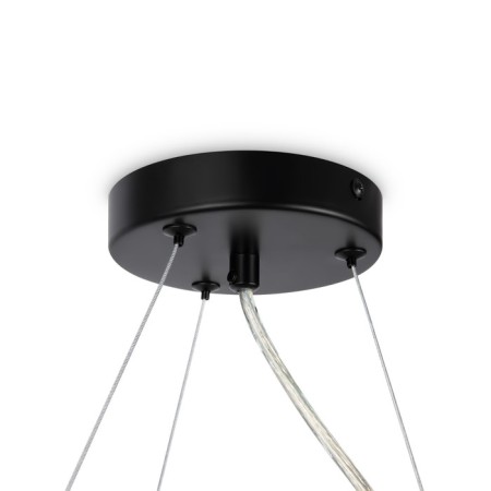 Suspension lamp Maytoni Mod545PL-11B, 11xG9, 28W, 25x137 cm, black color-3