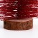 New Year's decor "Christmas tree in red color with sparkles" 8 × 8 × 20 cm