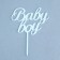 Topper "Baby Boy", lightly blue, give beautifully