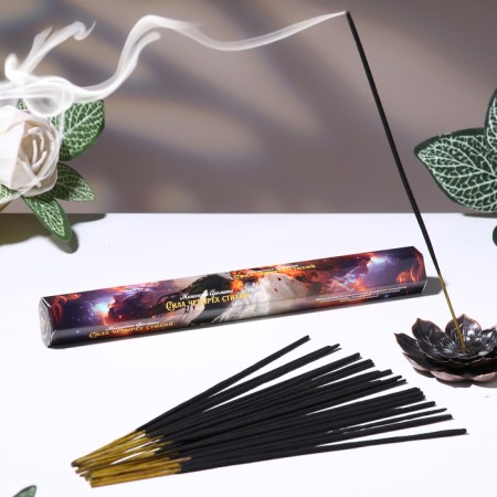 Incense "Power of the four elements", 20 pcs in the package, hexagon