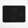 2-in-1 rug for a bowl/toilet for animals with rounded corners, 48 ​​x 35 cm, dark gray