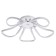 Ceiling chandelier "Aurich", 30w LED white 80x80x16 cm