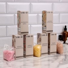 Set Salt for a bath and bath in boxes 6 in 1 to 150g