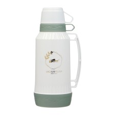 Thermos 1.8 l, with a glass flask, retains heat 12 hours, with a mug, green