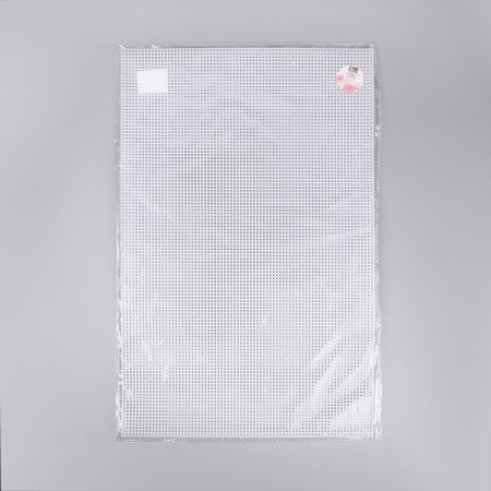 Canvas for embroidery No. 5, plastic, 50 × 33 cm, white color-1