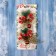 Christmas tree decoration "Festive flowers" (set 2 pcs) berries, 12 cm, gold
