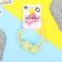 Hair elastic band "Cuckus" (set 2 pcs) stars, 3 cm, mix
