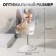 Desktop mirror, on a flexible leg, mirror surface 13.5 × 16.5 cm, white color