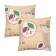 A set of pillowcases 60x60cm 2pcs, delicacy luxury, mix, microfiber 80g/m PE100%