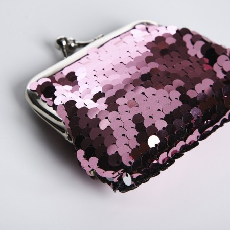 Wallet on the farmar, pink/white color-4