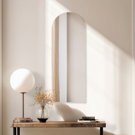 Arc mirror, wall, 107x42.6 cm