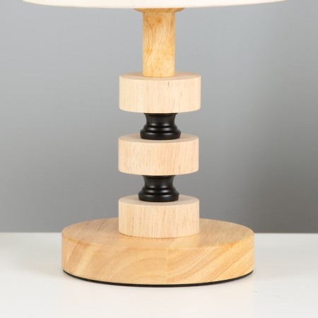 Araz table lamp E27 40W light wood 16x16x36 cm Risalux-3