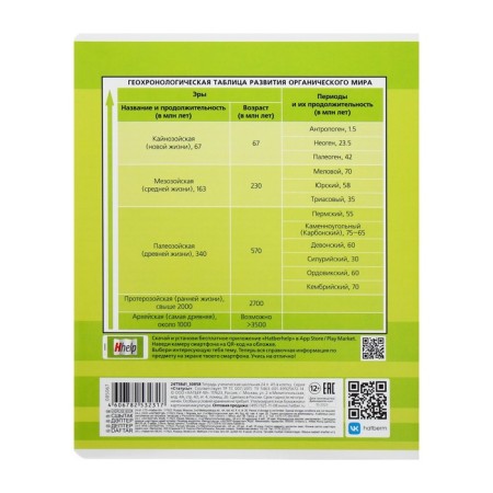 A set of subject notebooks 24 sheets “Statuses”, 10 items, covered cardboard, with reference material-12