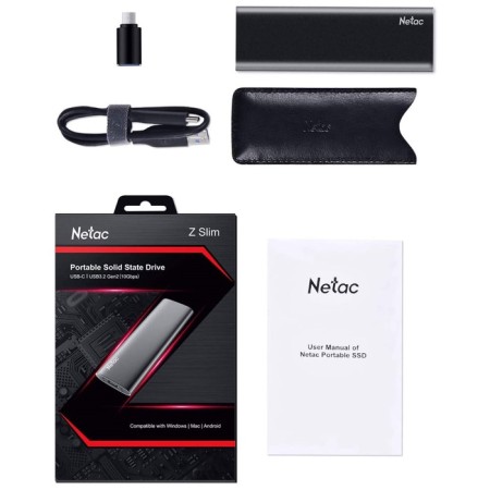 External SSD NETAC 500GB Z SLIM Black-6