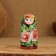 Matryoshka 5 puppet "Karina" acrylic, 10-11 cm, manual painting