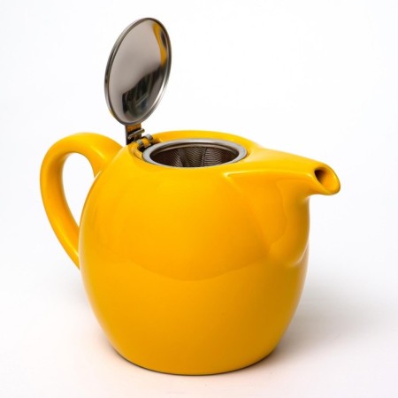Elrington teapot “Felicit, glaze”, 1.3 l, yellow color-2