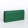 Women's wallet on magnet, green color