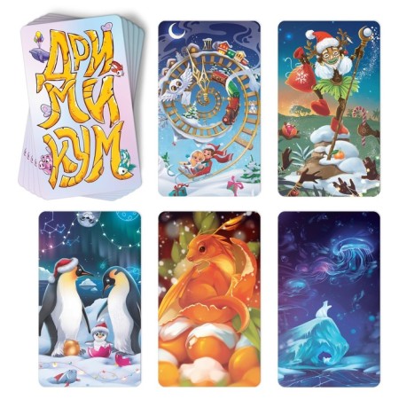 New Year's board game "New Year: Drimikum", 108 cards, 10+-3