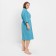 Women's bathrobe, blue color, size 48